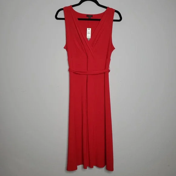 open lace back dress Red Ruffle Neck Midi with Tassels – Sail to Sable